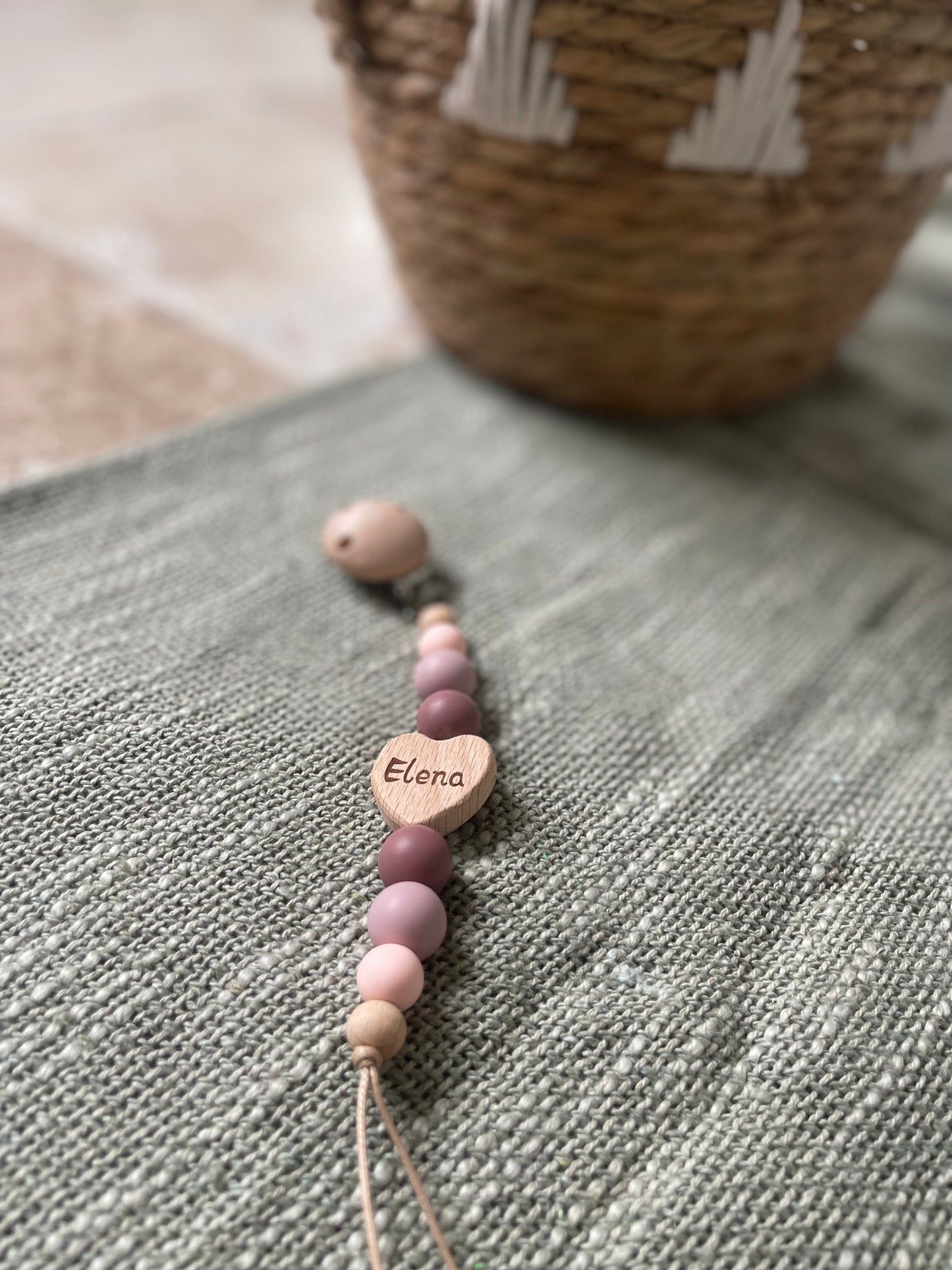 Attache tétine personnalisé