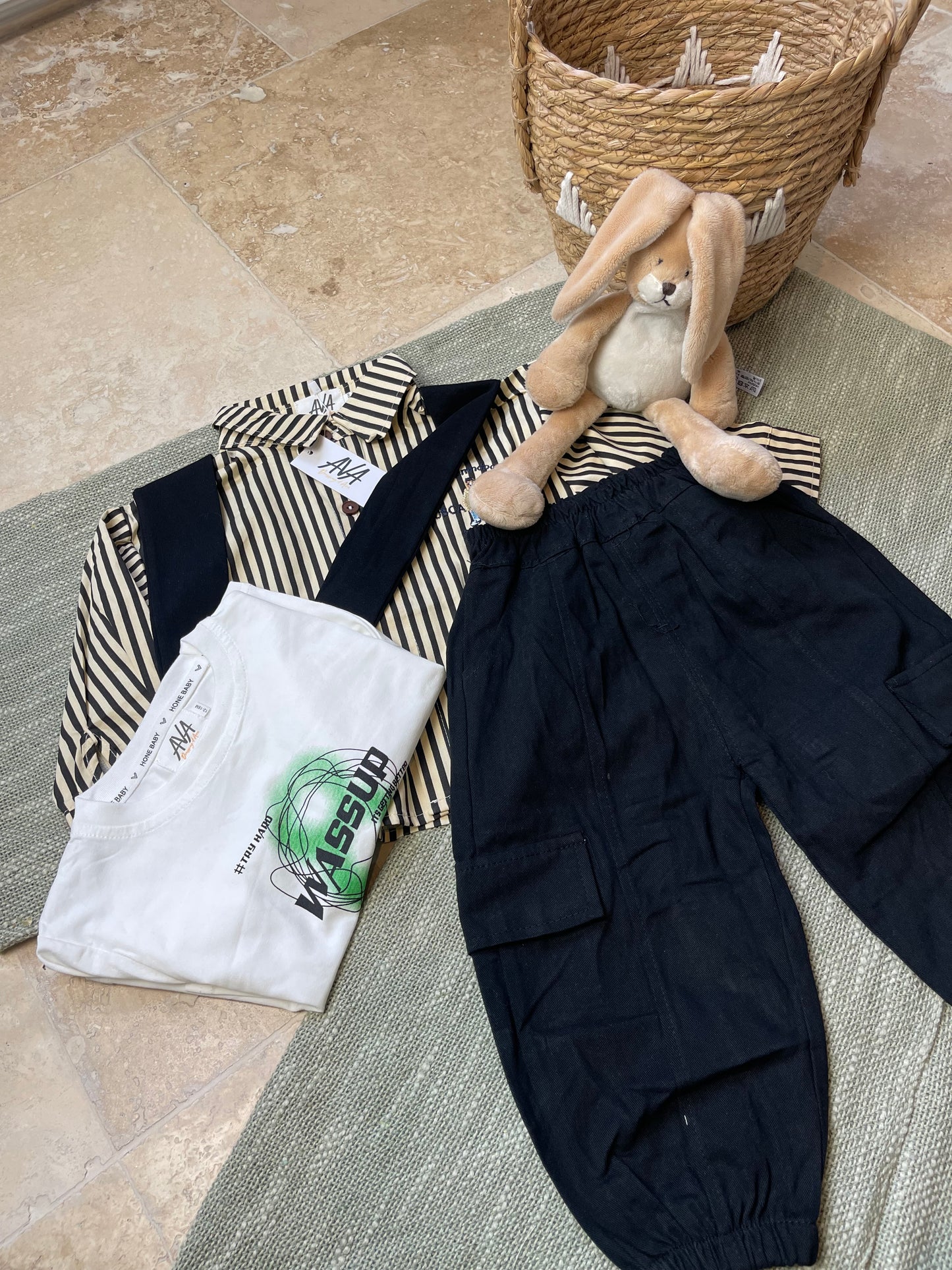 Ensemble 3 pièces chic et décontracté