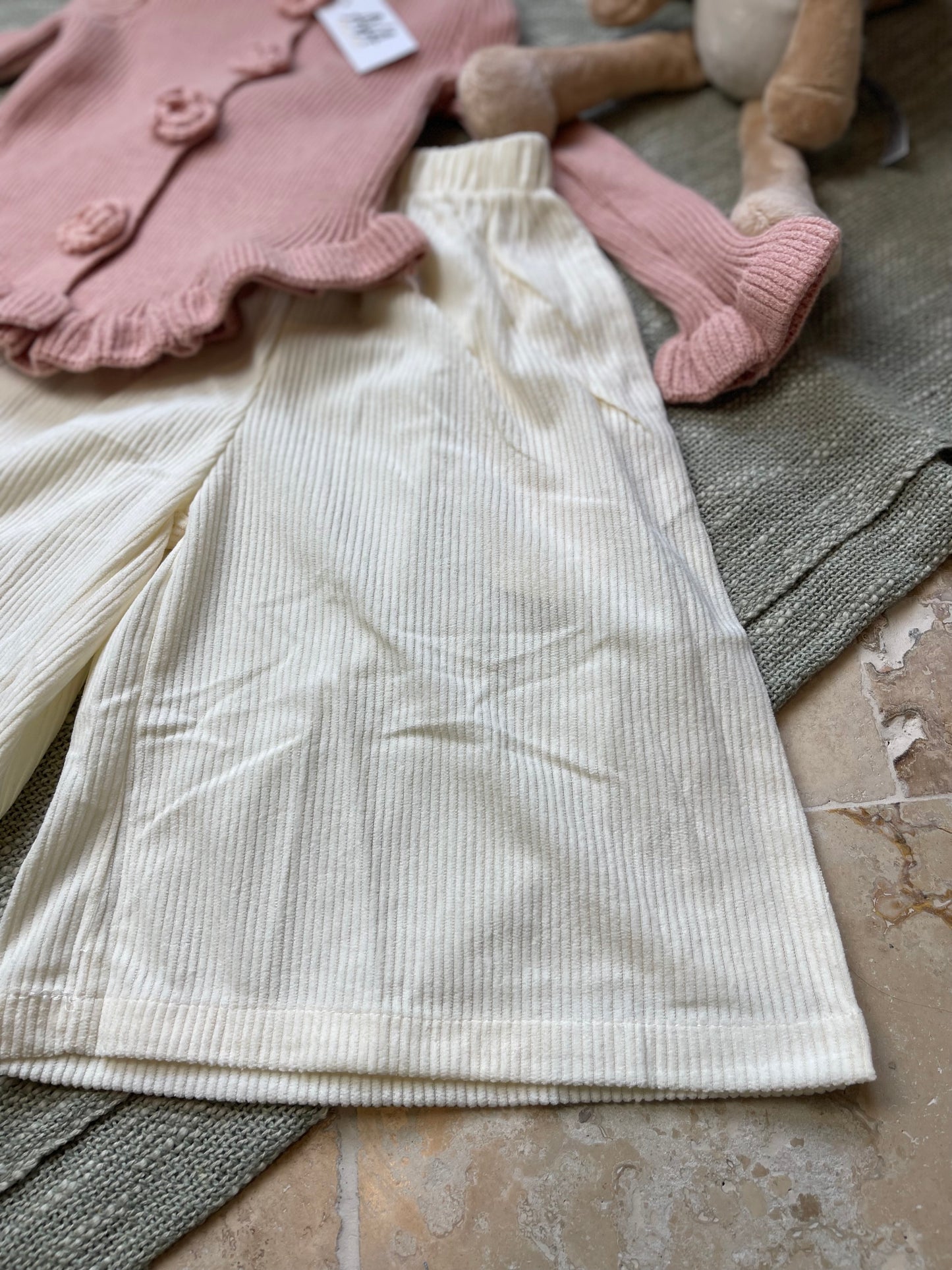 Ensemble rose et blanc