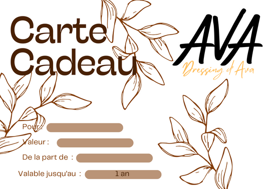 E-carte cadeau